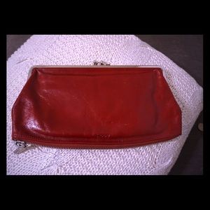 Red Hobo Clutch